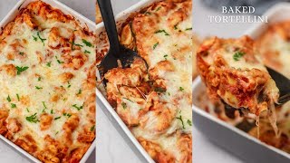 Baked Tortellini Easy Dinner Recipe the whole Family Will Love [upl. by Otinauj]