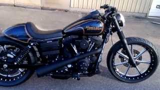 Harley Davidson Cafe Racer Street Bob quotStreet Cafequot [upl. by Oribella638]