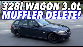 2009 BMW 328i Wagon 30L I6 w MUFFLER DELETE [upl. by Rosen]