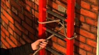 Fred Dibnah laddering a chimney Part 1 [upl. by Eellek924]