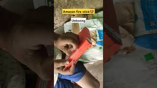 Amazon fire stick 😱 Unboxing unboxing unboxingvideo amazon onlineshopping viral firestick4k [upl. by Gallard737]