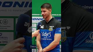 Patrick Franziska mit zufriedenen Worten shorts tabletennis [upl. by Horick213]