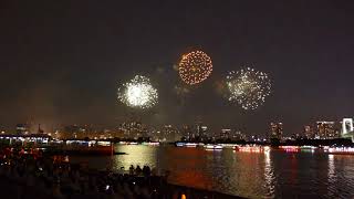 Scene from Odaiba’s Star Island 2018 fireworks Part 1 of 4 quotEarthquot RAW VIDEO [upl. by Mccully]