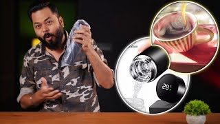 Smart Water Bottle Under ₹500 😱  Water Bottle With Temp Display TrakinTech shorts [upl. by Suivart219]