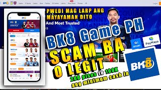 BK8 GAME PH Review SCAM BA O LEGIT MAG INGAT [upl. by Eletnahs]