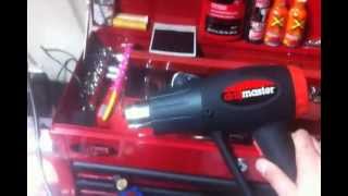 Drill Master 1500 watt Heat Gun Review Harbor Freight [upl. by Mirak]