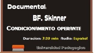 Documental BF Skinner  Condicionamiento Operante [upl. by Wampler]