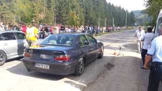 Peugeot 406 19 TD vs BMW 530 D  Covasna 200m 2013 semifi S7 1 [upl. by Annah225]