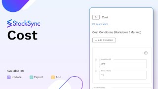 How to AddUpdate Cost per Item in Stock Sync  Column Matching Tutorial  Inventory Management [upl. by Merissa]