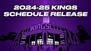 202425 Kings Schedule Release 👑 [upl. by Netnert295]