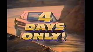 Giant Savings on GEO  Vermont Chevy Geo Dealers Commercial Ad 1991 [upl. by Enyleuqcaj]