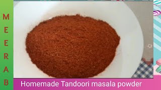 Tandoori Masala powder Recipe Homemade Tandoori masala Tikka masala Recipe BBQ Masala Meerab Ka ki [upl. by Safier859]