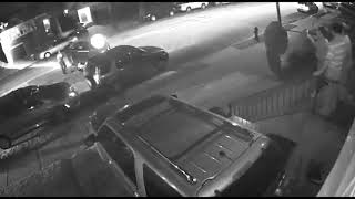 Surveillance video captures Sunday night crash in Meiers Corners [upl. by Kendal339]