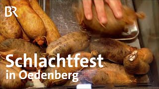 Kesselfleisch Schlachtfest in Oedenberg  Zwischen Spessart und Karwendel  BR  Doku  Reportage [upl. by Ressan665]