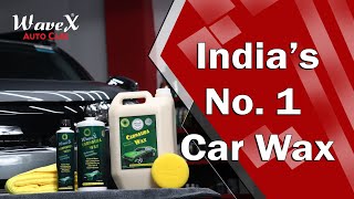 How to apply wax on car  Wavex Carnauba Wax Polish for high gloss and protection [upl. by Fred735]