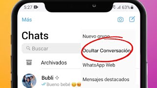 🧸Cómo OCULTAR CONVERSACIONES en WHATSAPP estilo iphone ✅ [upl. by Ecyoj]