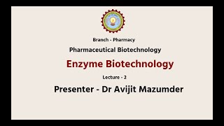 Pharmaceutical Biotechnology  Enzyme Biotechnology  AKTU Digital Education [upl. by Schou]