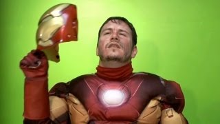 Iron Man 3 Spoof Green Screen Scenes [upl. by Yevol567]