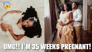 😱OMG Im 35 Weeks PREGNANT🤰🏾Updates First Christmas in Our New Home VLOG🏡 Msnaturally Mary [upl. by Mclyman]