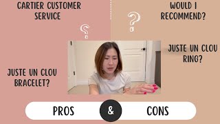 Cartier Juste un Clou Bracelet amp Ring Small  6Month Review  Pros amp Cons  Customer Service [upl. by Calendra]