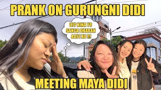 PRANK ON gurungeatingchannel ALMOST CRIEDFIRST MEET WITH mayagurung9799 AND VENA [upl. by Elinad602]