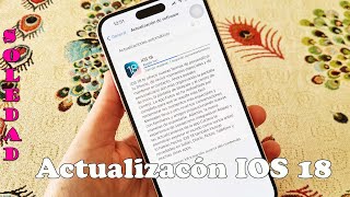 IOS 18  Actualización paso a paso 😊📱 [upl. by Nakasuji]