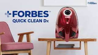 Eureka Forbes  Forbes Quick Clean Dx Vacuum Cleaner  Demo Video [upl. by Iosep122]