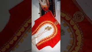 very nice design back neck Gala dijainr blouse design cutting ✂️ and stitching short video new [upl. by Yekciv]