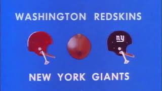 Nov 29 1964  Giants  Redskins Highlights [upl. by Notniuqal613]