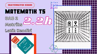 Matematik Tingkatan 5 KSSM Latih Kendiri 22h  ToDo my [upl. by Idnac]