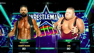 wwe 2k24  Robert Roode vs Otis  Wrestlemania 39 Gameplay [upl. by Amled719]