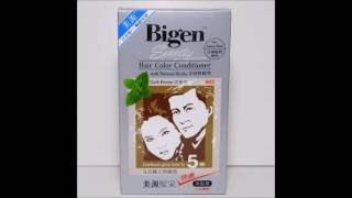 Dark Brown 883 Bigen Speedy Hair Color Conditioner [upl. by Nossah476]