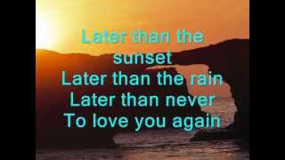 Later by Fra Lippo Lippi Lyricswmv [upl. by Onida]