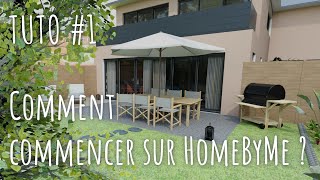 Comment commencer sur HomeByMe  TUTO1 [upl. by Shelli]