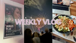 Weekly Vlog  Grands Feux Loto Québec Diners rapides et Soirée de filles  It ends with us movie [upl. by Ninette319]