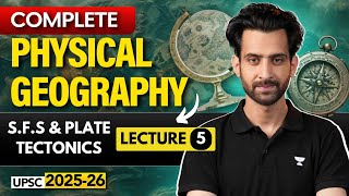 Plate Tectonic Theory and Sea Floor Spreading  Geography  UPSC CSE [upl. by Icat]