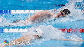 Teenager Aaron Shackell hangs on to grab first US Olympic spot in 400m free at Trials  NBC Sports [upl. by Northrop335]