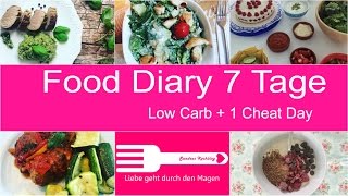 Food Diary 4 I Sandras Kochblog I Low Carb  1 Cheat Day I inklusive Rezepte [upl. by Ham435]