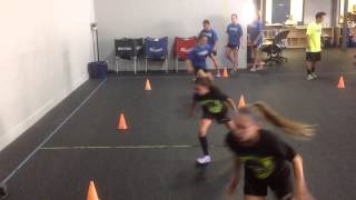 Zig Zag Agility Drill to Prevent ACL Injuries in Soccer Players [upl. by Eillas]