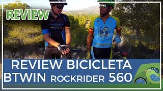 Review bicicleta BTWin Rockrider 560 comunitario Antonio de Murcia [upl. by Sybille]