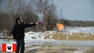 Testing Out My New 54 Cal Flintlock Rifle [upl. by Vetter]