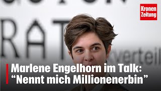 Marlene Engelhorn quotNennt mich Millionenerbinquot  kronetv NEWS [upl. by Montfort]