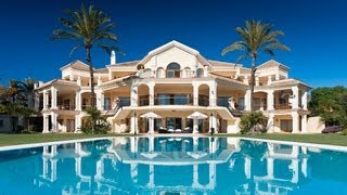 Frontline beach luxury mansion in the Marbella Club Marbella Spain [upl. by Saenihp306]