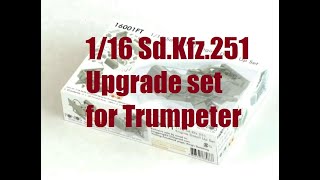 Pontos upgrade set for Trumpeter 116 SdKfz251 [upl. by Enoed]