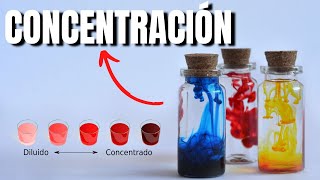 ¿Qué es la CONCENTRACIÓN ✅ en química básica de una disolución FUNCIONA EN 2 MIN [upl. by Nikos]