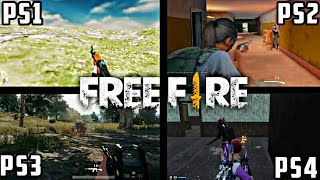 FREE FIRE PS1 VS PS2 VS PS3 VS PS4 [upl. by Lanam]