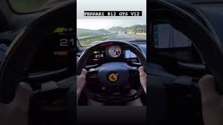 FERRARI 812GTS V12 direct exhaust acceleration fast racing race [upl. by Odlanir202]