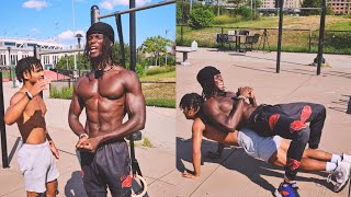 5 different kinds of pushups to give you a bigger chest scottburnhard demarjaysmith [upl. by Milka]