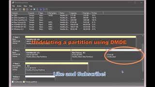 Undelete or recover a lost or deleted partition using DMDE [upl. by Scornik]