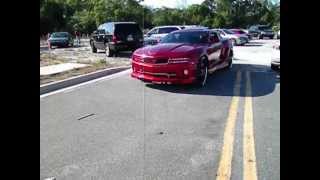 2010 Candy Red Camaro SS on 26quot C2C Carshow [upl. by Sherrod917]